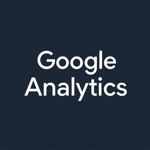 Logo van Google Analytics, een webanalyse-service