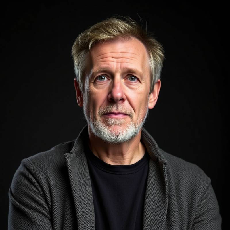 Portret van Pieter Janssen, docent Improvisatie en Stemtraining bij Acteerschool Amsterdam