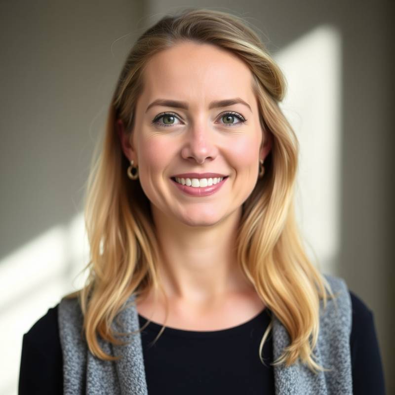 Portret van Sophie Bakker, een succesvolle oud-studente van Acteerschool Amsterdam.